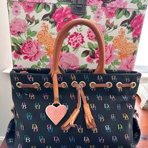 Dooney & Bourke Vintage Y2K “IT” Tassel Tote Bag